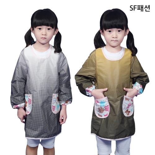 아동 방수 가운 앞치마 어린이집 유치원 미술 김장 요리
