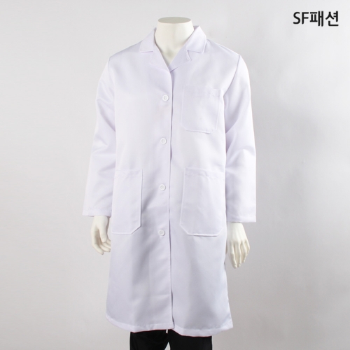 여 의사가운 긴팔 유니폼 병원 의사옷 약사 영양사 실험 실습