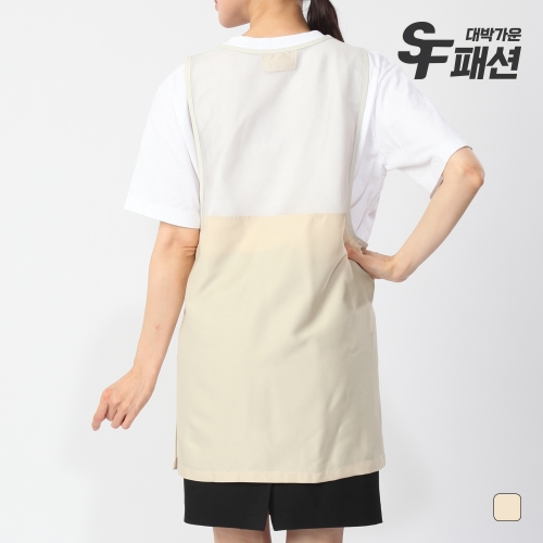 SF패션 여름 생활방수 경량 요양원 보호사 메쉬 원피스형 앞치마