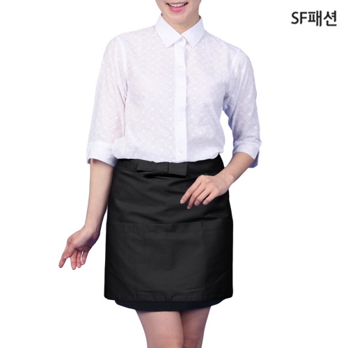 패스트푸드 앞치마 허리형 유니폼 단체 서빙 카페 가정 주방 L사이즈