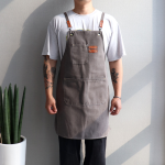 카페 앞치마 남녀공용 캔버스 X형 바리스타 주방 공방 미용 다용도