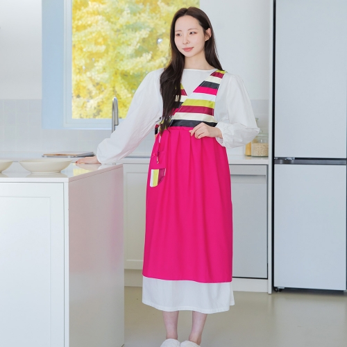 한복 앞치마 원피스 유니폼 명절 설날 추석 어린이집 행사