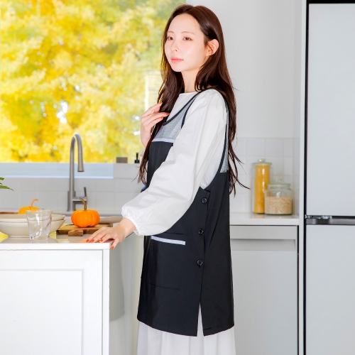 망사 앞치마 원피스 주머니 시원한 주방 요양보호사