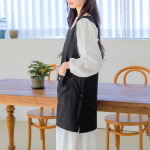큰주머니 원피스 앞치마 요양보호사 식당 카페 봄 가을 겨울