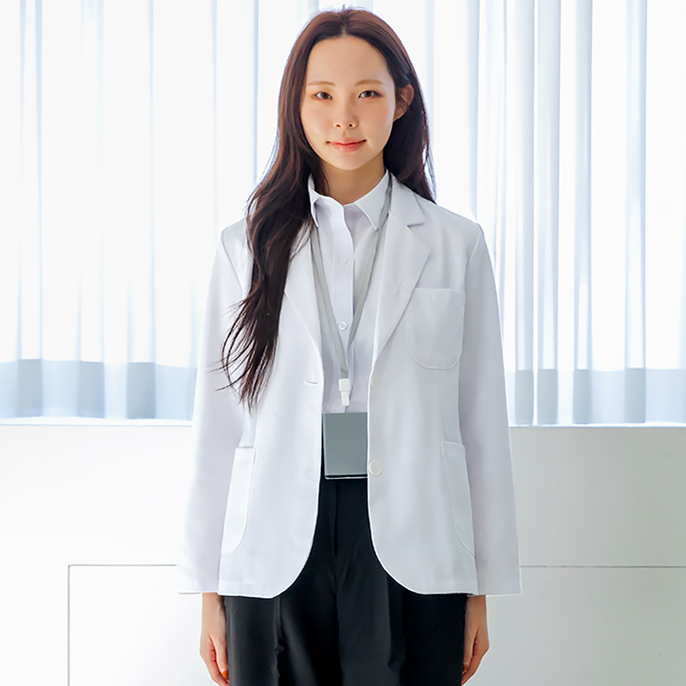 여자 의사자켓 의사가운 병원 약국 유니폼
