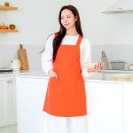 앞치마 엉덩이 가리는 X형 요양보호사 식당 카페
