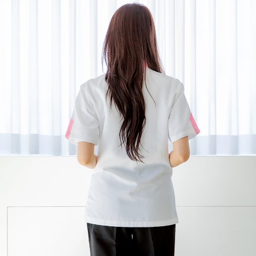 여자 의사가운 자켓 반팔 여름 병원 유니폼 간호복 병원복