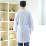 남자 의사가운 약사 실습가운 병원복 실험복 병원 유니폼 롱가운 정전기 방지 제전사 원단