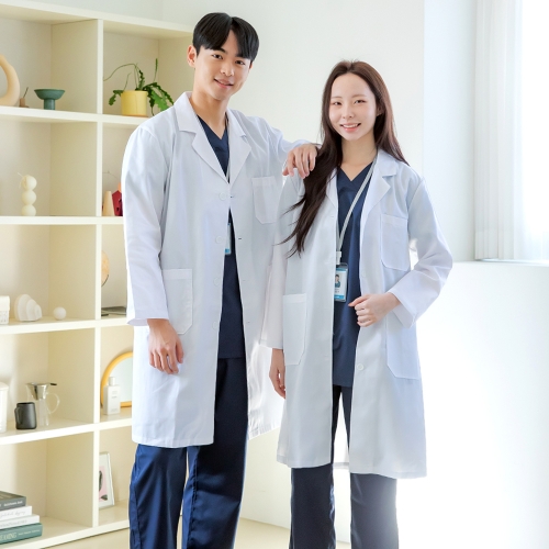 남녀 의사가운 약사 실습가운 병원 유니폼 의사옷 실험복 영양사 20수