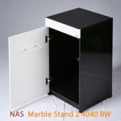 NAS 4040 마블 2 블랙&화이트 하이그로시 스탠드
