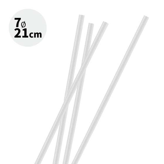 일자 스트로우 투명 (7mm x 21cm) (10,000개입)