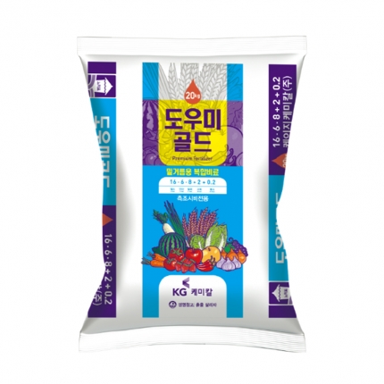 KG케미칼 도우미골드 20kg - 밑거름용 복합비료 16-6-8
