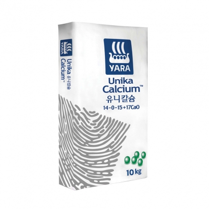 야라 유니칼슘 플러스 10kg  - 질산태 NK칼슘 복합비료 무 배추 추비
