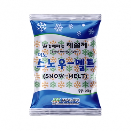 국산 제설제 이노바텍 스노우멜트 20kg - 저부식 친환경 제설 염화칼슘