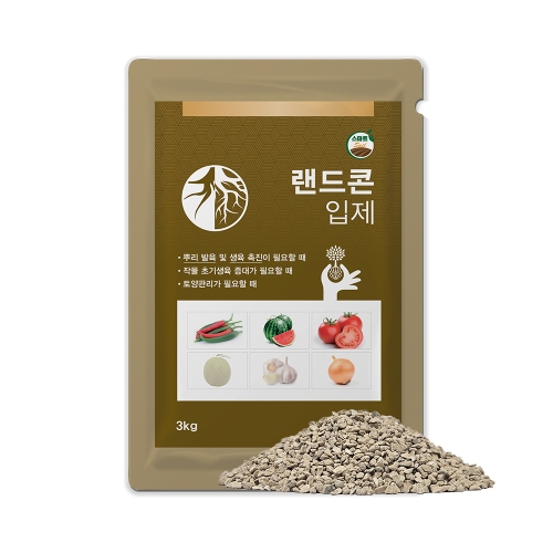 글로벌아그로 랜드콘 입제 3kg 토양미생물 발근제 식물활력제