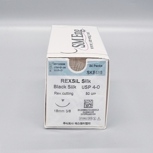 블랙실크SKE418(SK434대체) / 4-0/18mm / 24개입