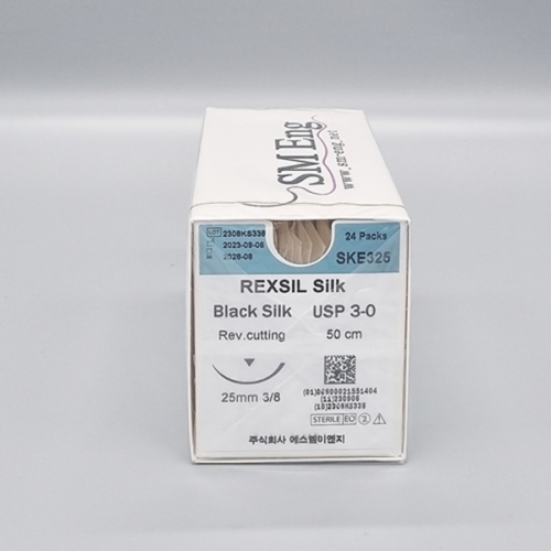블랙실크 SKE325(SK324대체) / 3-0/25mm / 24개입