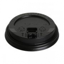 (종이컵뚜껑) 8온스(개폐)-블랙 1000개/1박스