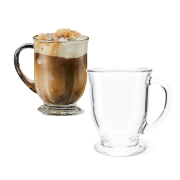 (유리잔) 카페 아이스 비너스 머그컵 450ml (2개 세트)