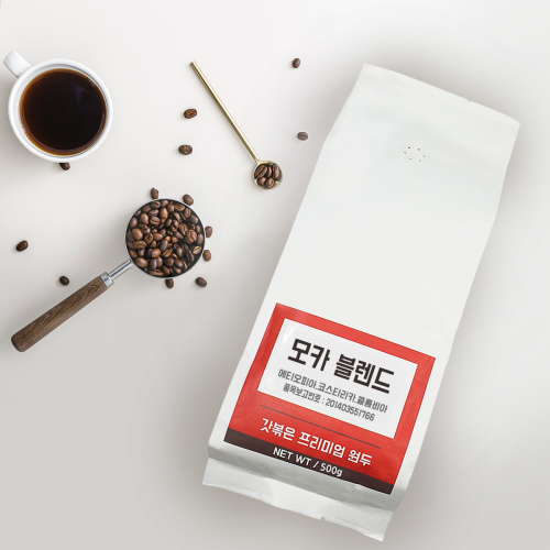 (갓볶은 원두-500g) 모카 블렌드