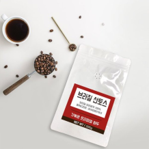 (갓볶은 원두-200g) 브라질 산토스