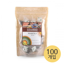 (썬가든-100T) 보이차(1.2g)삼각티백-리필팩