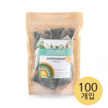 (썬가든-100T) 페퍼민트(1.2g)삼각티백-리필팩