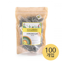 (썬가든-100T) 레몬밤(1.2g)삼각티백-리필팩