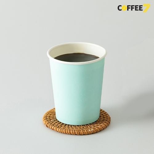(컬러 종이컵) 300ml (10온스) 컬러컵-민트 1000개/1박스