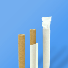 (종이빨대)개별포장-크라프트 버블티 11/21cm (3,000개)