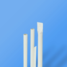 (종이빨대)개별포장-화이트 일자 7/21cm (5,000개)