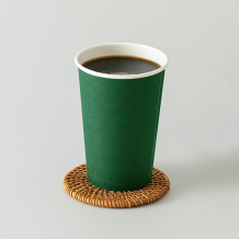 (컬러 종이컵) 13온스 컬러컵-그린 1000개/1박스