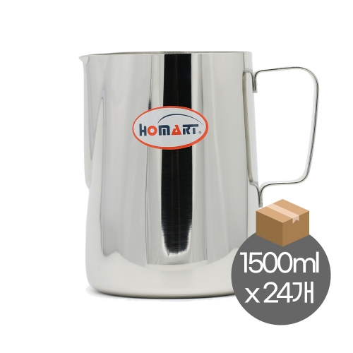 [박스할인-홈아트] 밀크저그 스팀피처 -1500ml (눈금표시) (24개입 1박스)