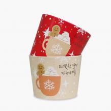 (에어홀더)12/16온스-진저브레드2종 500개/1박스