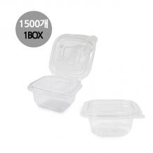 [소스용기]원터치 사각소스용기 60ml (1500개 1박스)