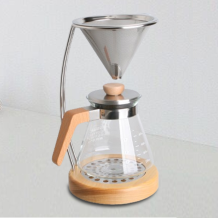 (홈아트) 비치우드프레임 드리퍼세트-내츄럴