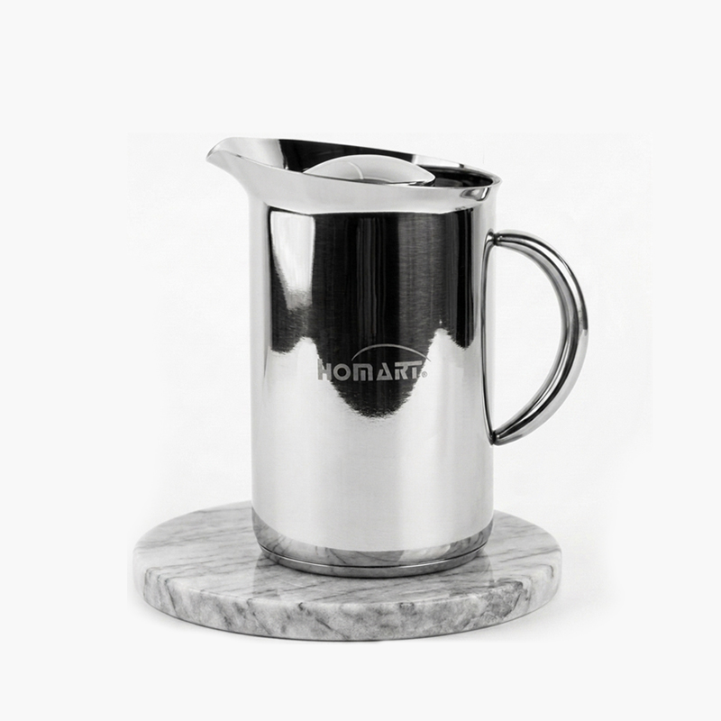 (홈아트) NEW5034 스텐 우유거품기-800ml