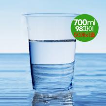 (소분-PET컵)대만 700ml(24온스)-98파이-50개