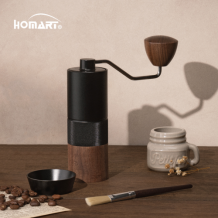(홈아트)HOM-2021-BW 휴대용핸드밀(스테인레스날)-우드블랙(BW)