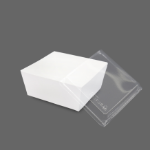 (종이용기) 샌드위치트레이 용기 5호 (화이트) - 500개/1박스