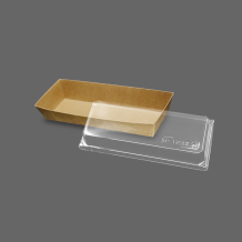 (종이용기) 샌드위치 트레이용기 3호 - 600개/1박스