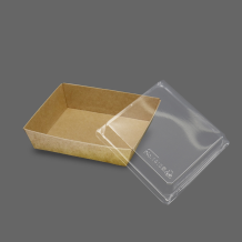 (종이용기) 샌드위치 트레이 용기 4호 - 500개/1박스