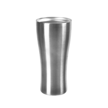 (홈아트) 이중진공 (라인)스텐컵420ml-실버