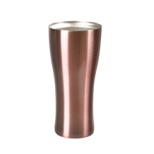 (홈아트) 이중진공 (라인)스텐컵420ml-핑크