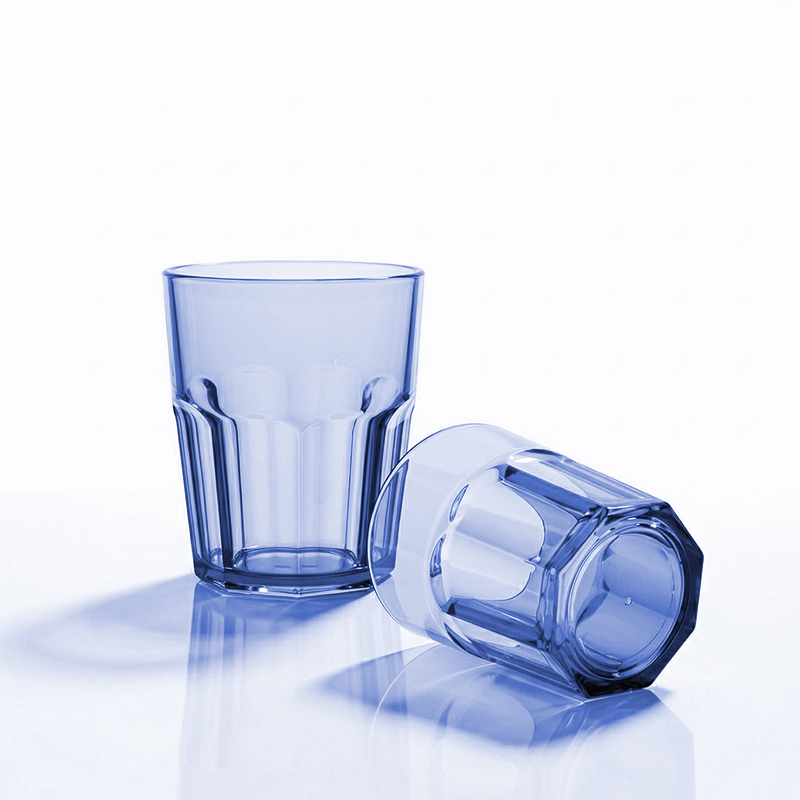 (PC컵) 8각컵 270ml(9온스)-블루