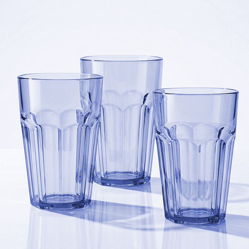 (PC컵) 8각컵 420ml(14온스)-블루