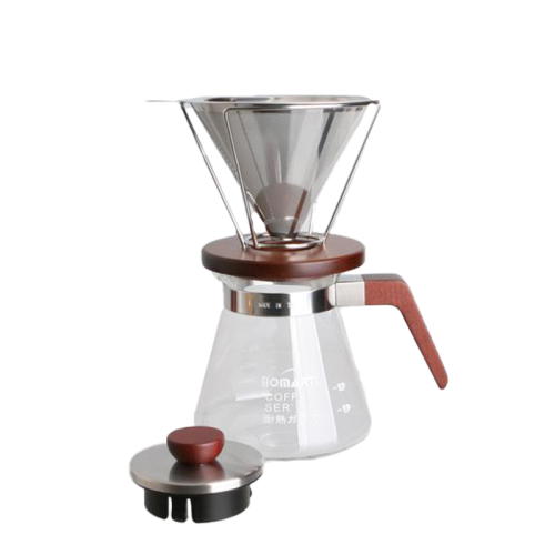 (홈아트) 비치우드 드리퍼세트-브라운