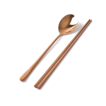 (홈아트)스텐티타늄 수저세트1인(로즈골드)