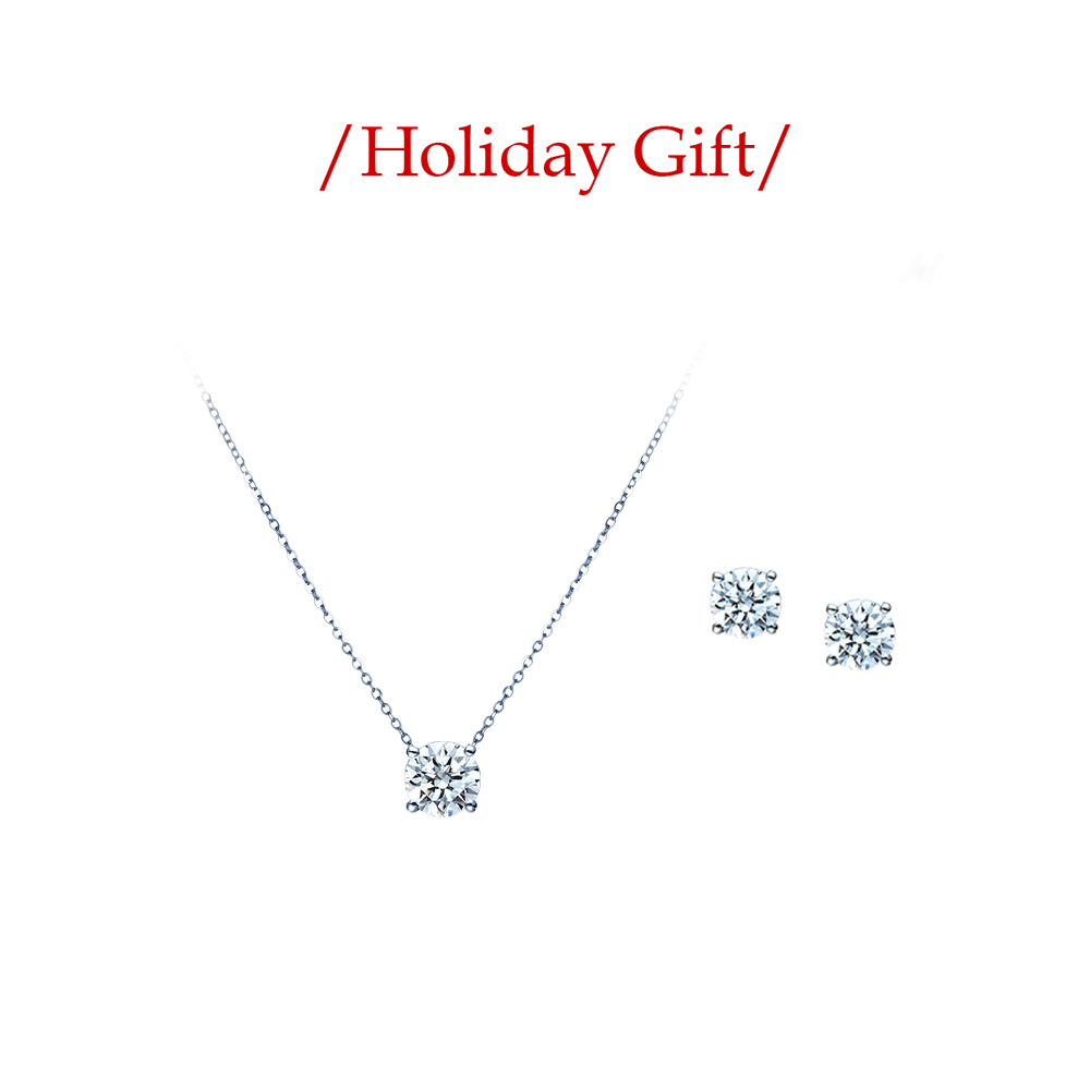 [에크아]포프롱 목걸이 귀걸이 세트