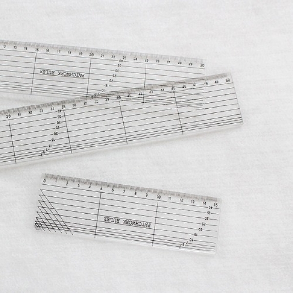 패치워크 시접자(3사이즈) - 15cm,30cm,50cm